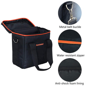 EnginStar waterproof zipper keeps contents dry in rain and splashes.