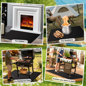 ENGPOW indoor-outdoor use under grills and pits anywhere outdoors or indoors.