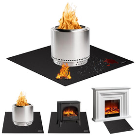 ENGPOW under grill mat 36x36 protects deck from sparks and grease.
