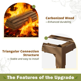 Anti-tipping kit securing EnHomee plant stand to wall for safety
