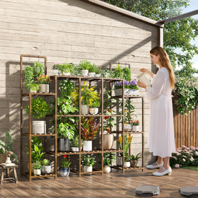 EnHomee large-capacity display accommodating up to 20 pots