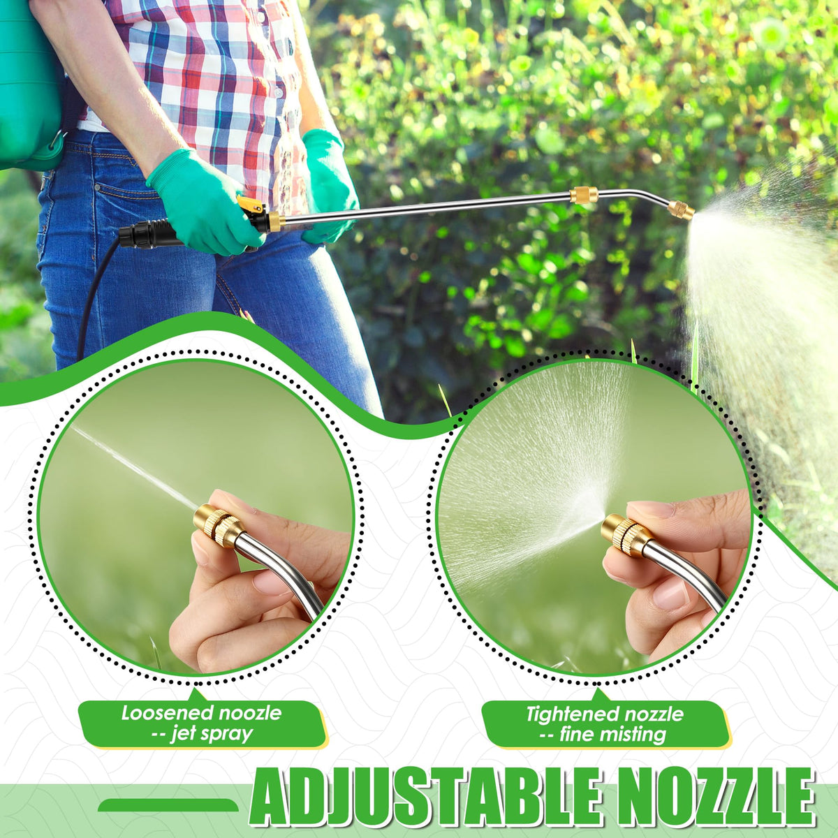 Enhon 29-inch retractable wand simplifying spraying of high spots