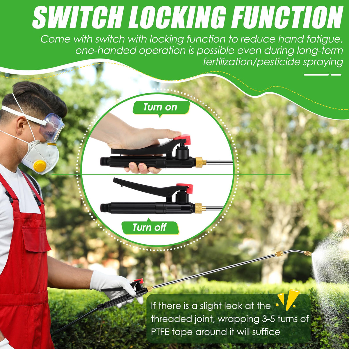 Enhon wand with anti-slip grip reduces fatigue during extended use.