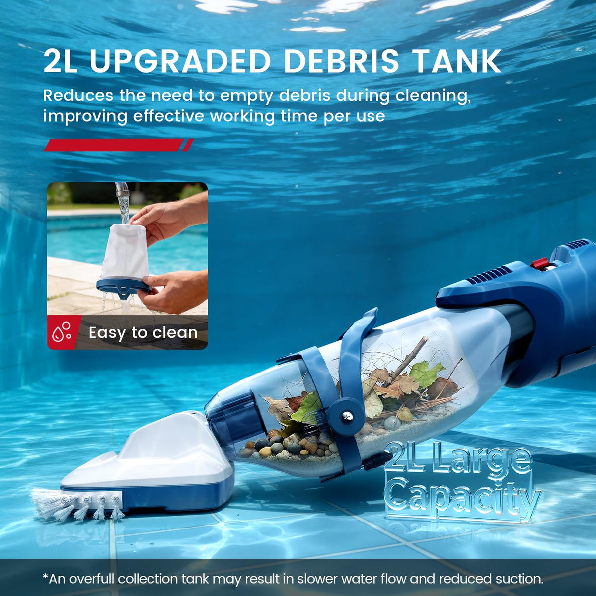 ENHULK PC20 sponge balls enhance secondary filtration for finer particles.