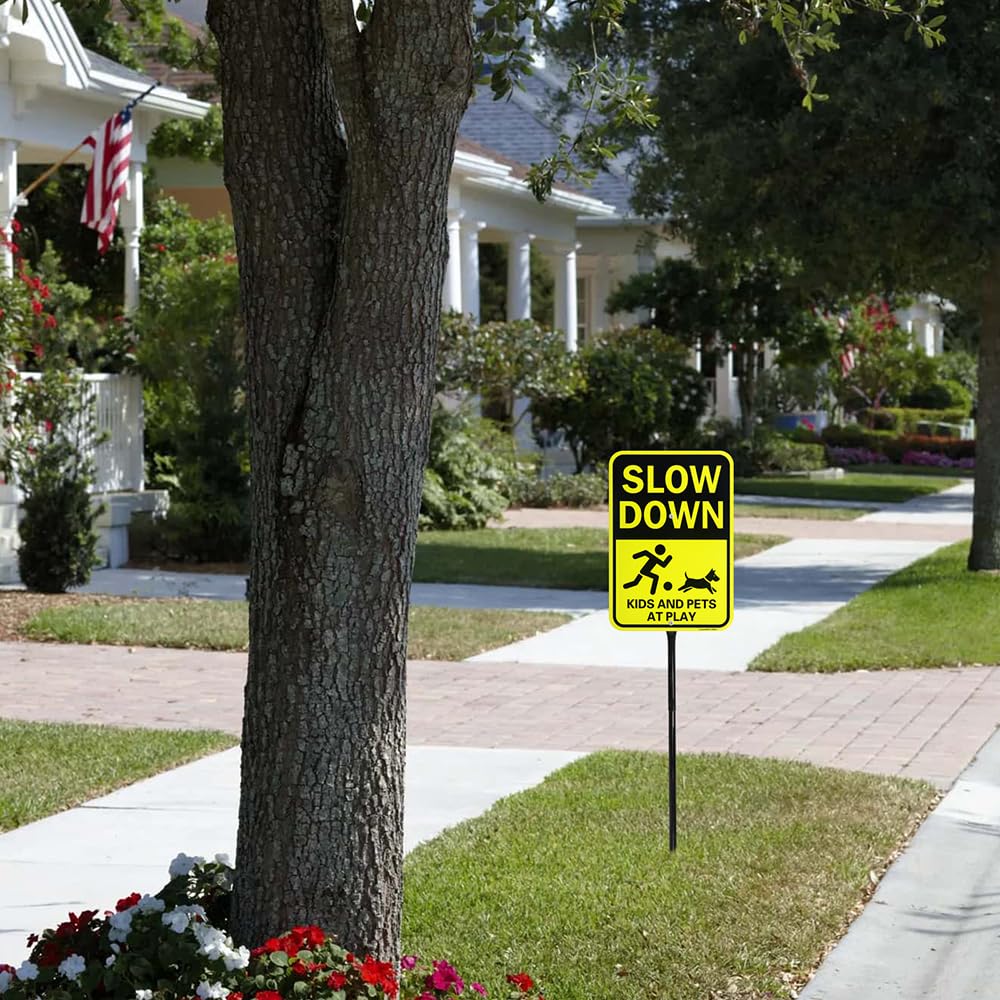 Enjoyist weatherproof lawn sign for gardens and community spaces