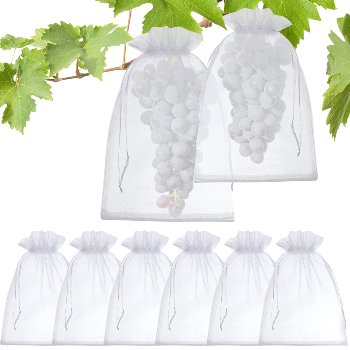 ENNIYU 8x12 inch fruit protection bag shields fruit from pests while staying breathable