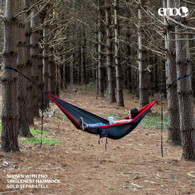 ENO Atlas Suspension System emphasizes tree-friendly materials and careful use.
