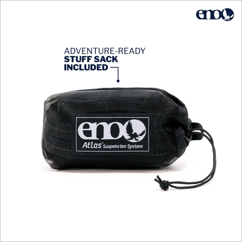 ENO Atlas straps are wide to protect tree bark during use.