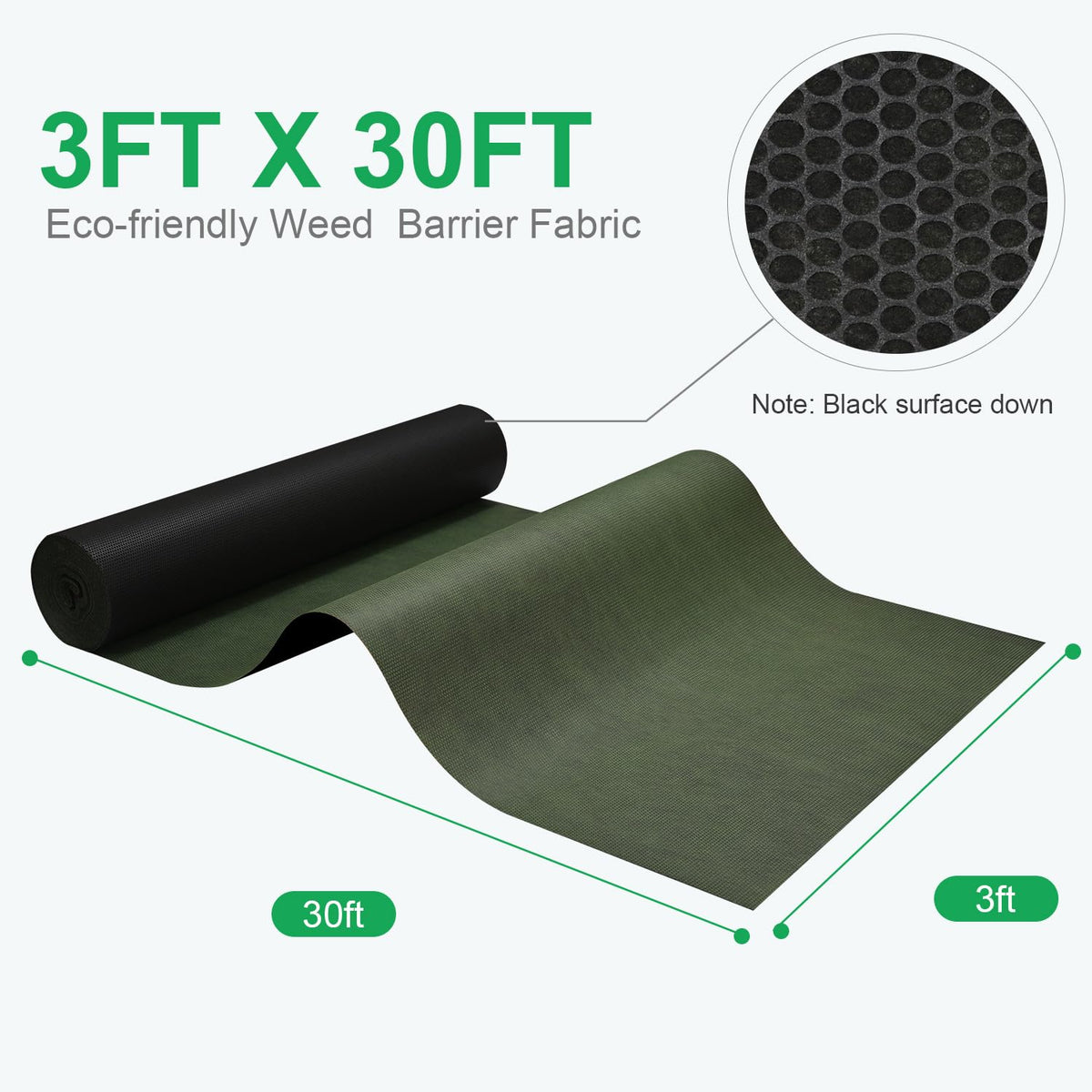 EnonGarden barrier fabric under pavers showing durable ground cover and easy installation