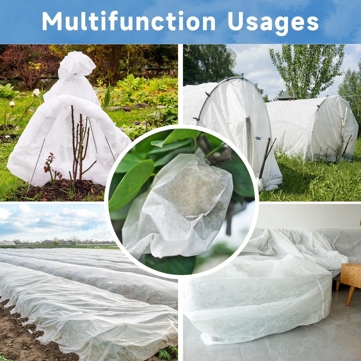Enrichovo reusable garden blanket ready for multiple seasons of use.