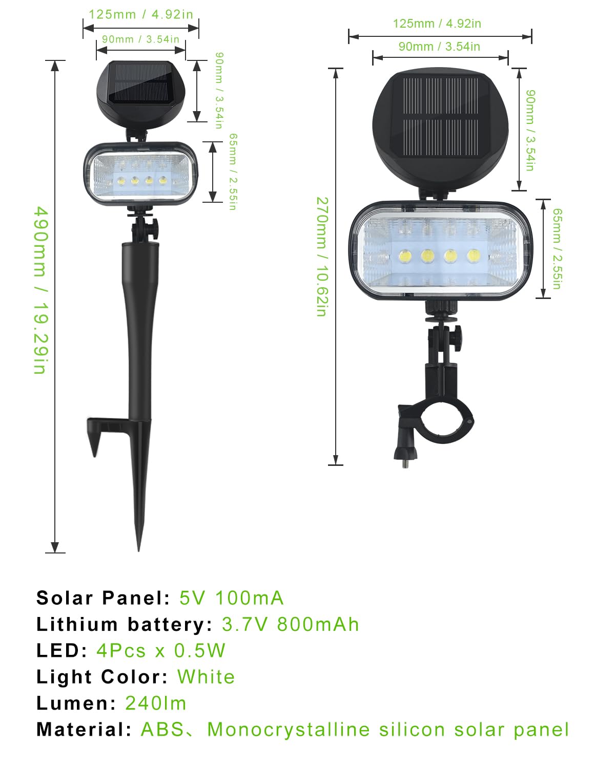 Enrybia energy-saving design charges by day for long runtime.