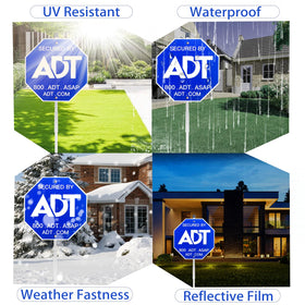 ENTINALE heavy-duty aluminum sign designed to withstand outdoor conditions