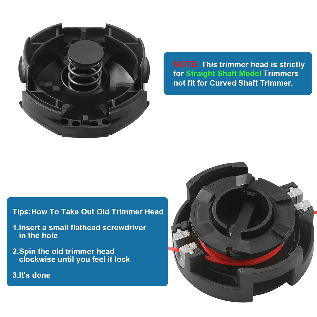 Envvanptaz packaging shows a single trimmer head for replacement.