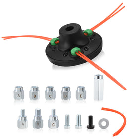 Env anptaz universal weed eater head with quick-load design for fast setup