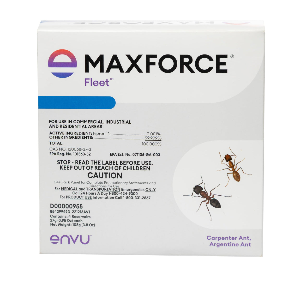 Envu Maxforce Fleet gel used in a kitchen for discreet indoor control.