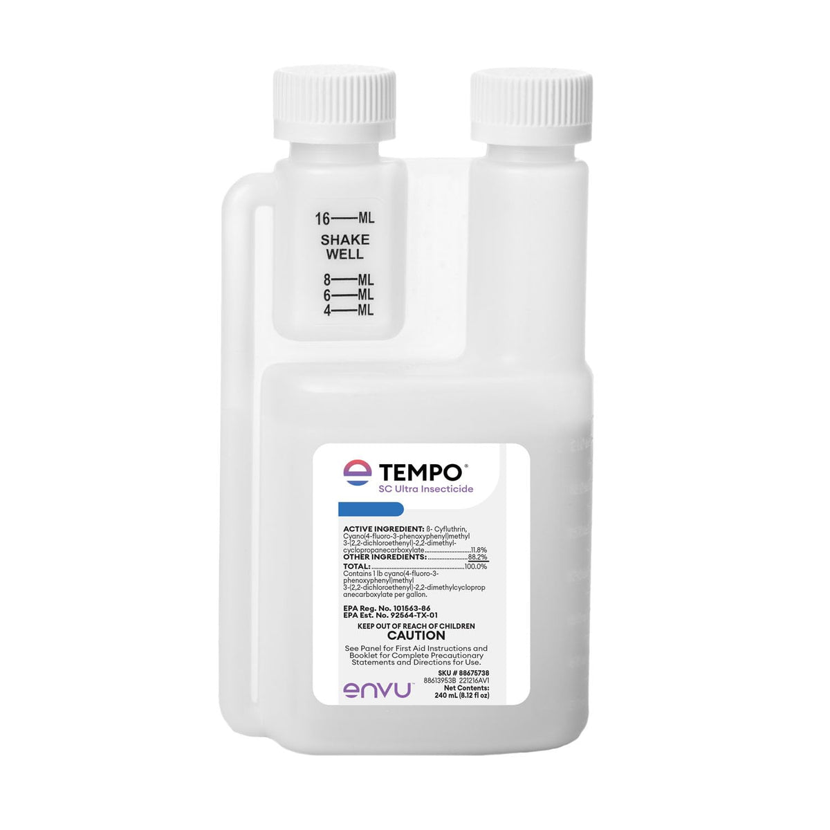 Envu Tempo SC Ultra bottle for fast-acting pest control at home