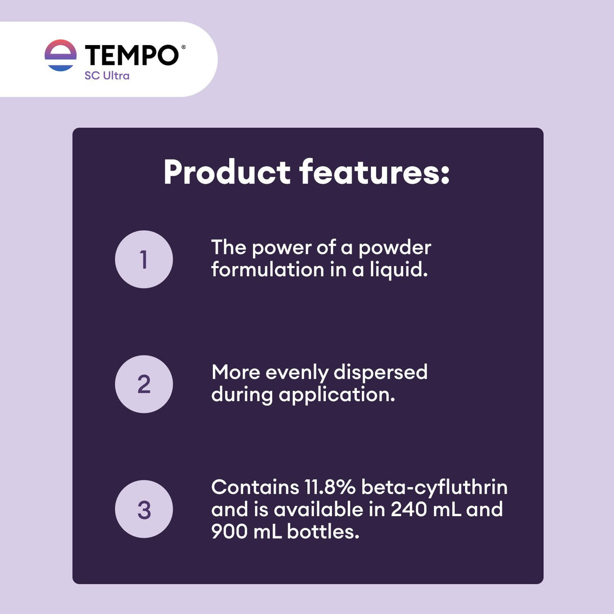 Outdoor perimeter treatment along foundations with Tempo SC Ultra