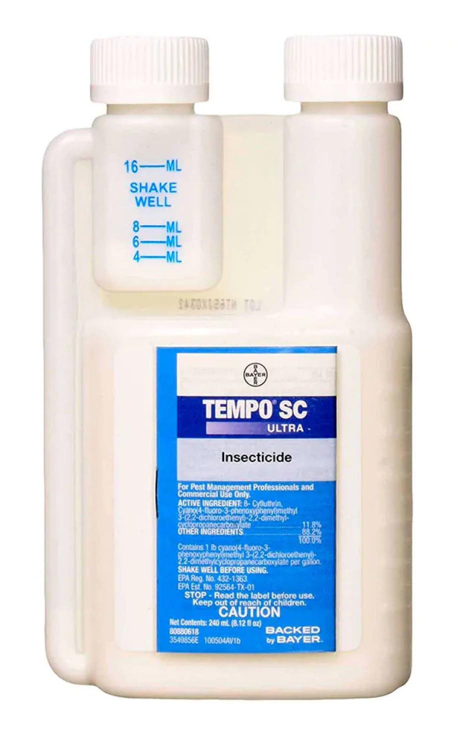 Envu Tempo Ultra SC 240ml bottle ready for versatile indoor and outdoor pest control.