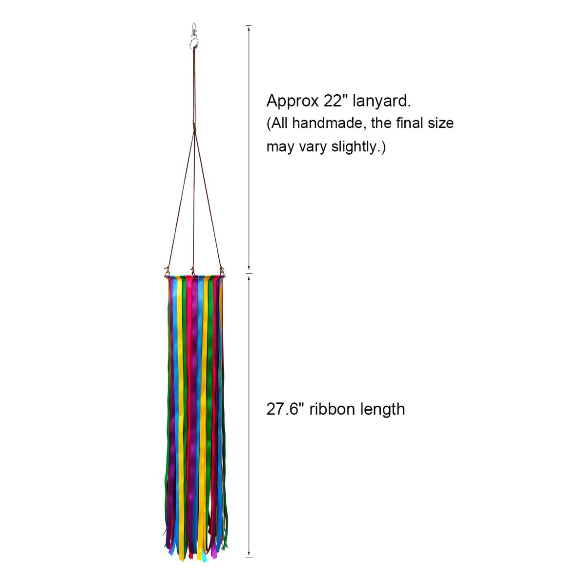 EONBES windsock side view showing double-sided movement in breeze