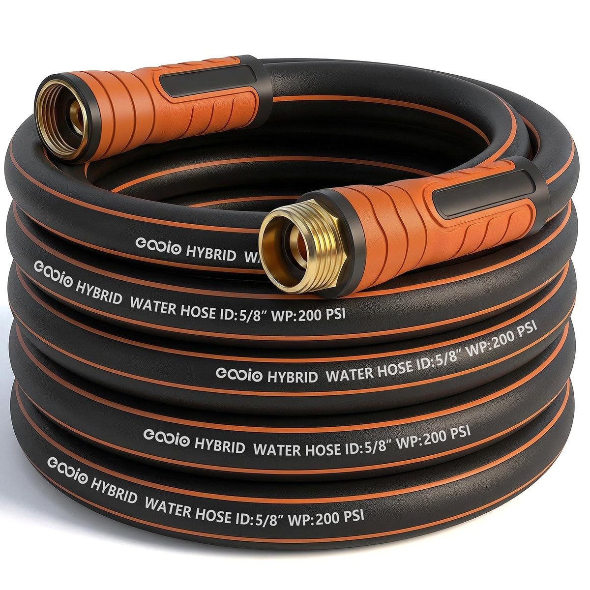 EOOIO garden hose with smooth swivel handle for easy watering