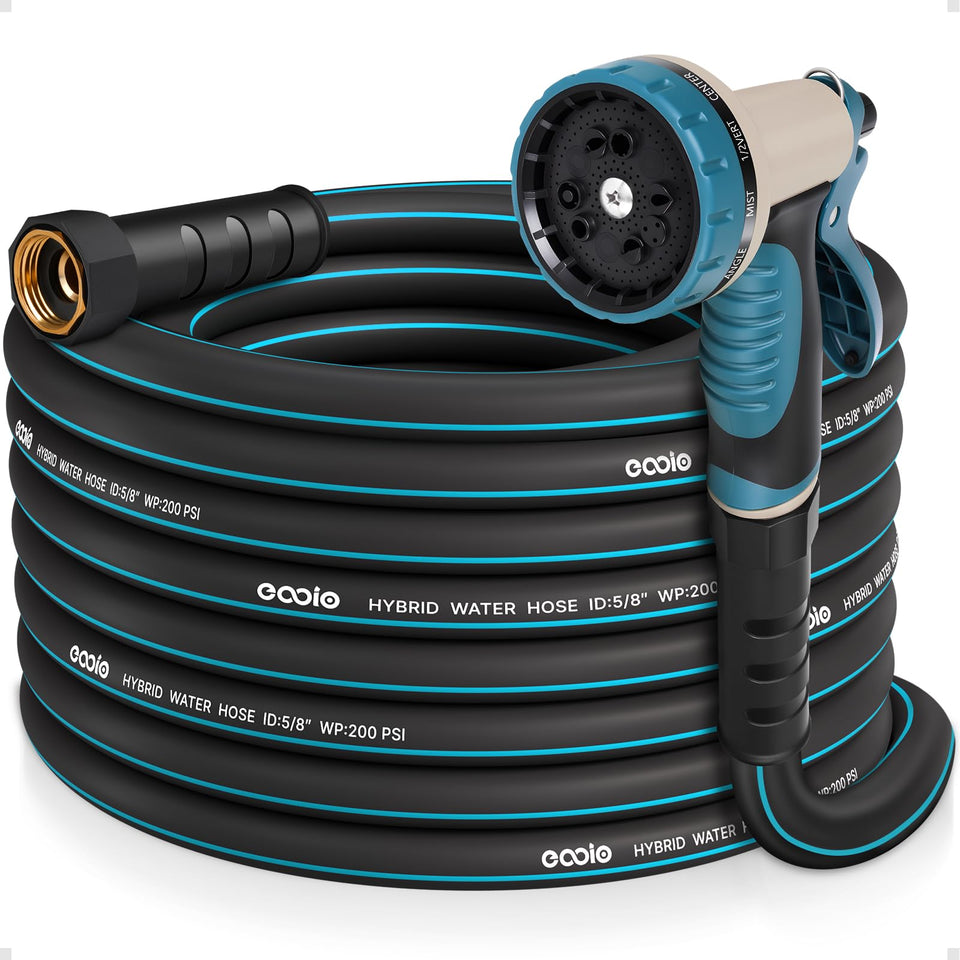 EOOIO garden hose 35ft with 5/8-inch diameter for reliable watering