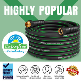 EOOIO garden hose anti-kink design reduces tangling during gardening.