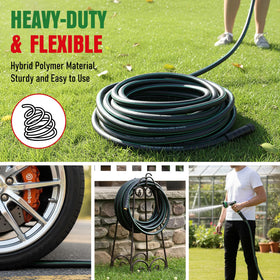 EOOIO garden hose swivel handle design improves control while watering.