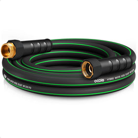 EOOIO heavy-duty garden hose 10ft for reliable outdoor watering.