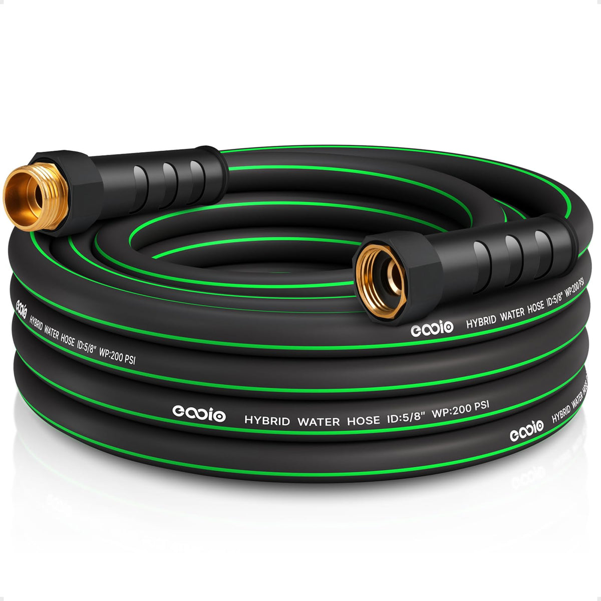 EOOIO heavy-duty garden hose 20ft ready for outdoor watering and easy transport