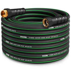 EOOIO heavy duty hose with copper bullet fittings ensures leakproof connections.