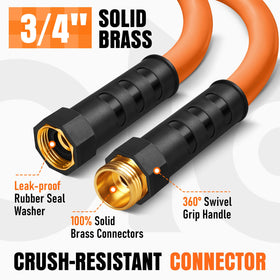 EOOIO heavy-duty metal fittings provide leakproof connections.