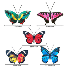 EOORAU butterflies dance in the wind thanks to spring hooks