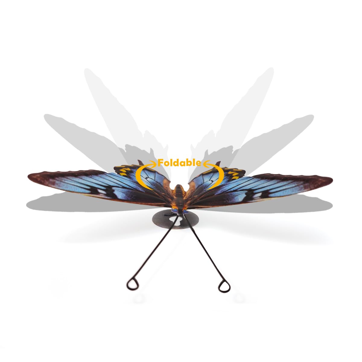 EOORAU weatherproof iron butterfly finish resists rust and fading.