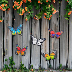 Includes five color-rich butterflies for versatile arrangements.