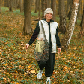 Eorbow hunter-green gear blends with nature for seamless foraging