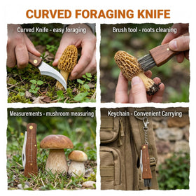 Eorbow large-capacity foraging basket protects mushrooms from rattling