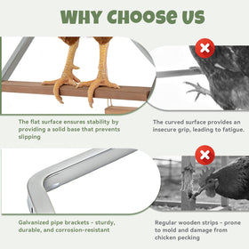 EOWOAN durable fir wood construction with rustproof iron ensures longevity.