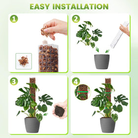 Garden ties from EOX to secure stems to moss poles