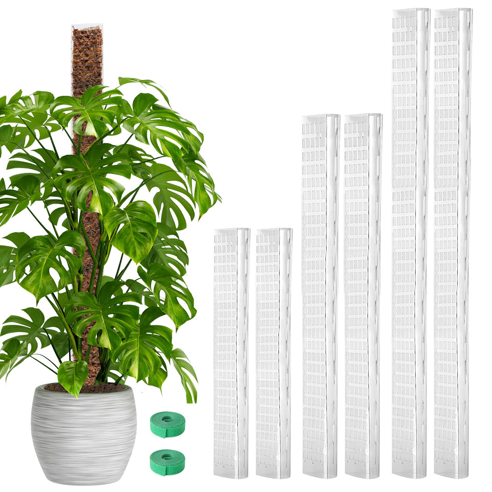 EOX Moss Pole Set with 24, 36, and 48 in poles supports upward growth.