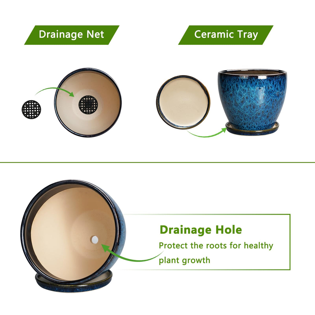 EPFamily indoor-outdoor plant pot for versatile placement and easy care.