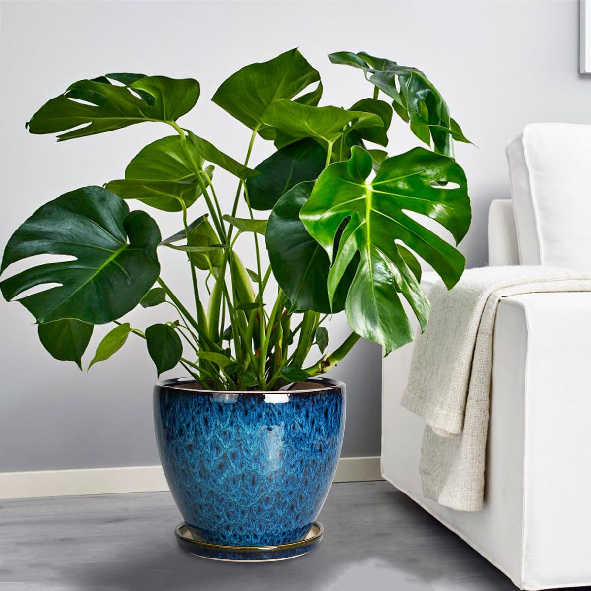 EPFamily sturdy ceramic plant pot designed for long-lasting use.