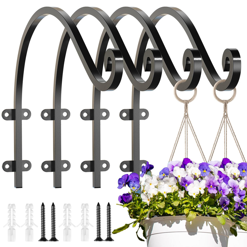 EPHECH heavy-duty hanger bracket in-wall mounting supports outdoor planters up to 60 lbs