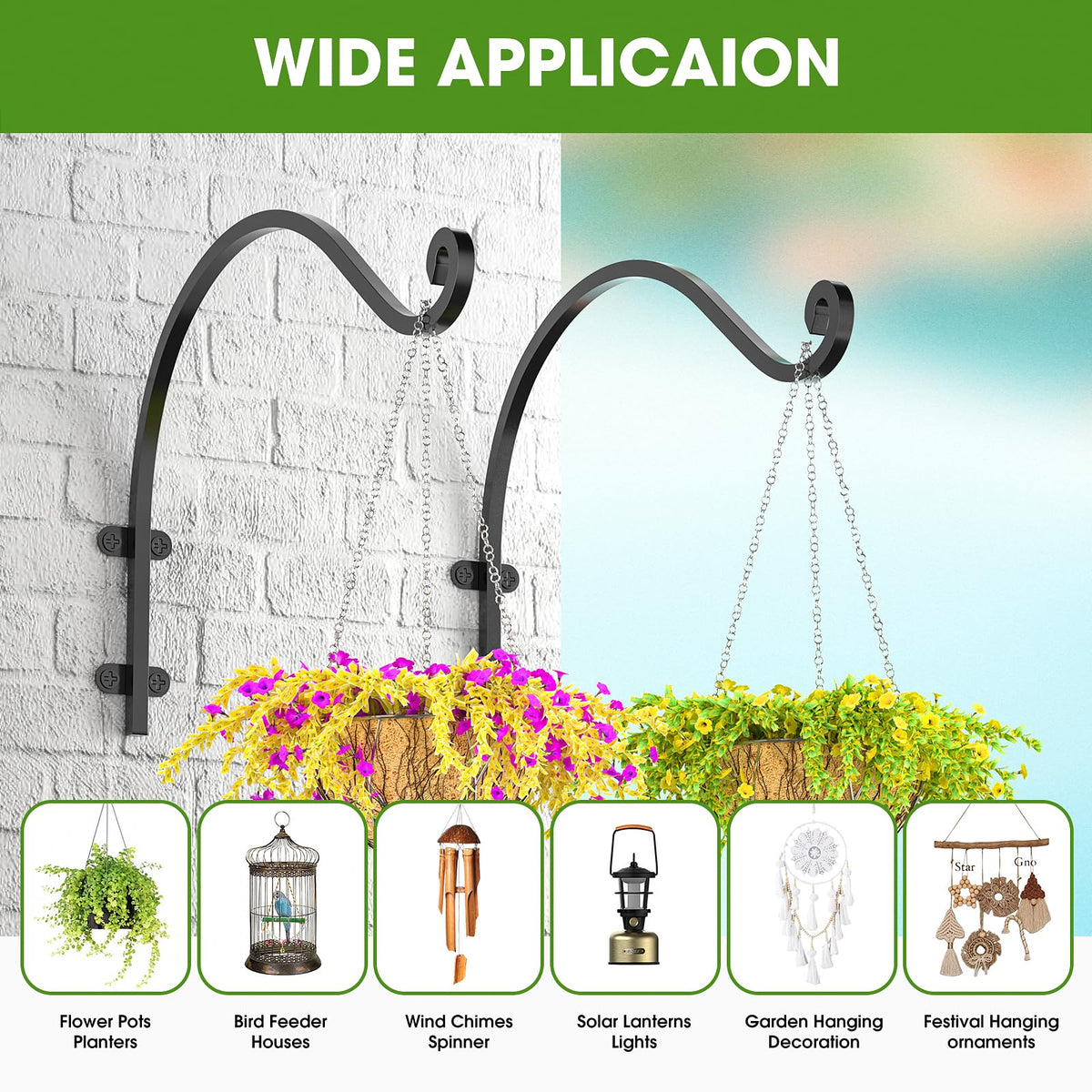 EPHECH indoor-outdoor bracket complements garden and balcony decor