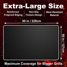 Epinovo double-sided fireproof design withstands high heat for safer grilling.