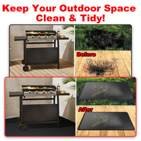Epinovo easy-clean layer wipes grease away quickly after grilling.