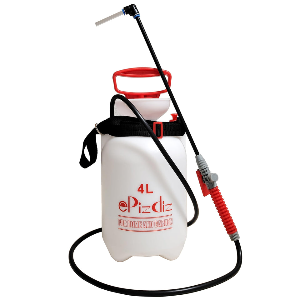 ePizdiz Watering Can Device, front view, ideal for high plant watering without ladders.