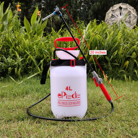 ePizdiz red 4L device for outdoor plant care.