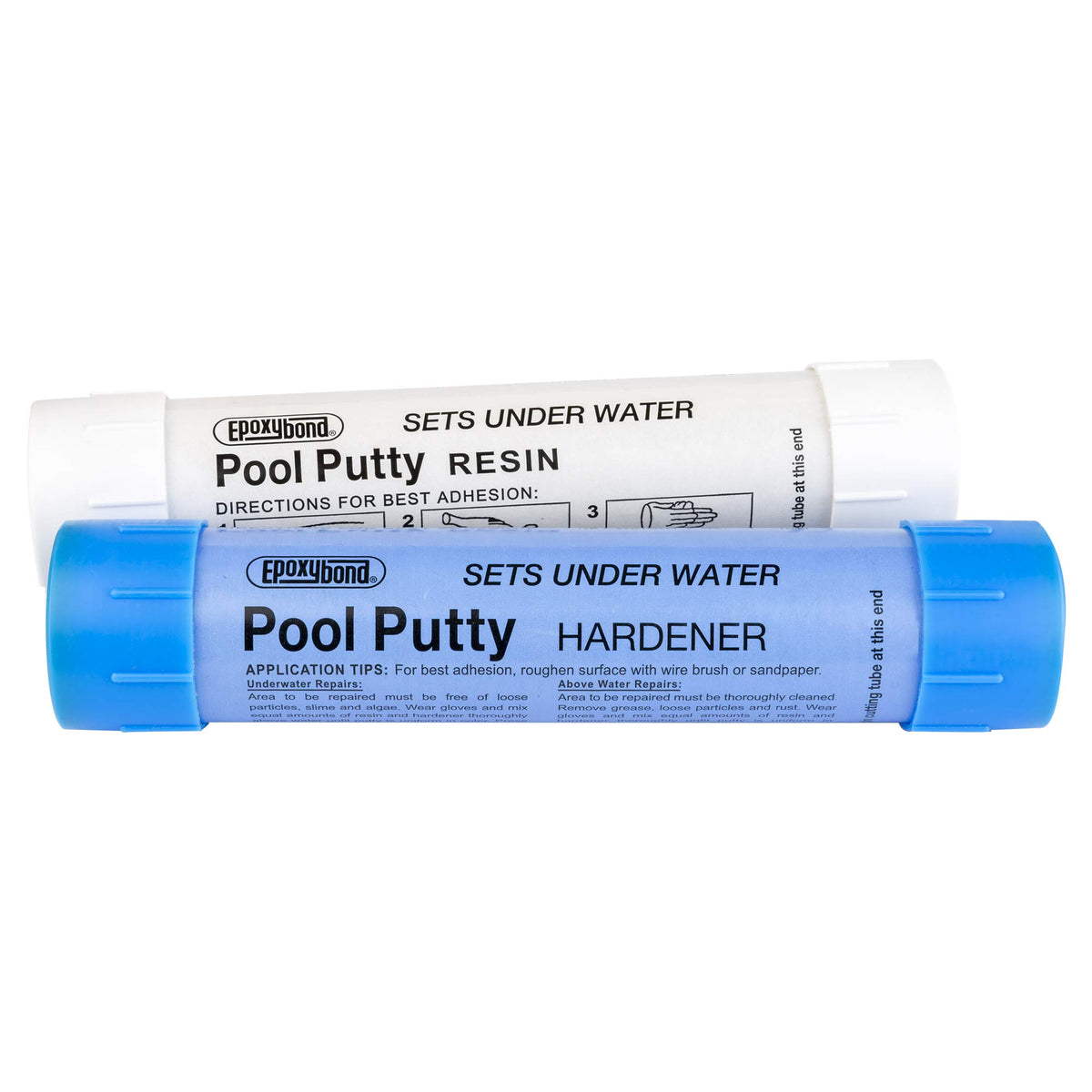 Epoxybond Pool Putty being mixed for quick underwater repair