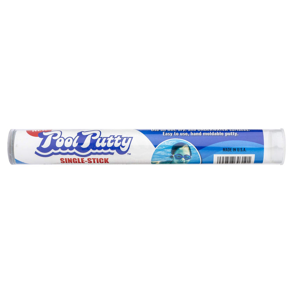Epoxybond Pool Putty 2 oz stick ready to cut for quick crack repairs without draining