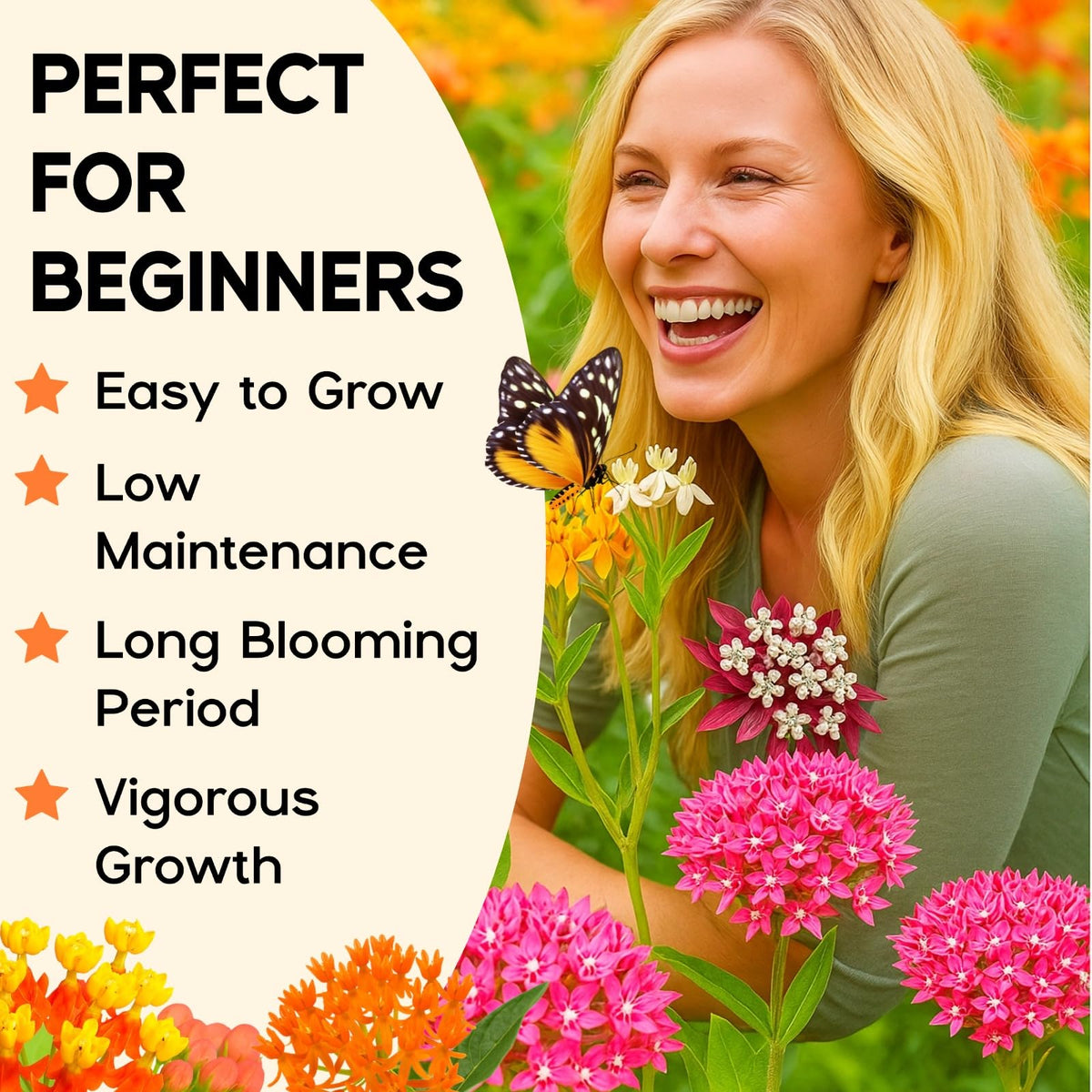 EquSym Milkweed Seeds germination process highlights easy sowing for beginners.